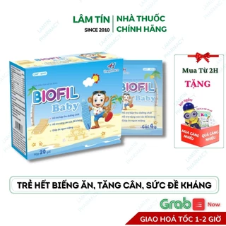 ✅Chính Hãng) Phiên bản mới Biofil ăn ngon, ngủ ngon (loại hộp 20 gói cốm)