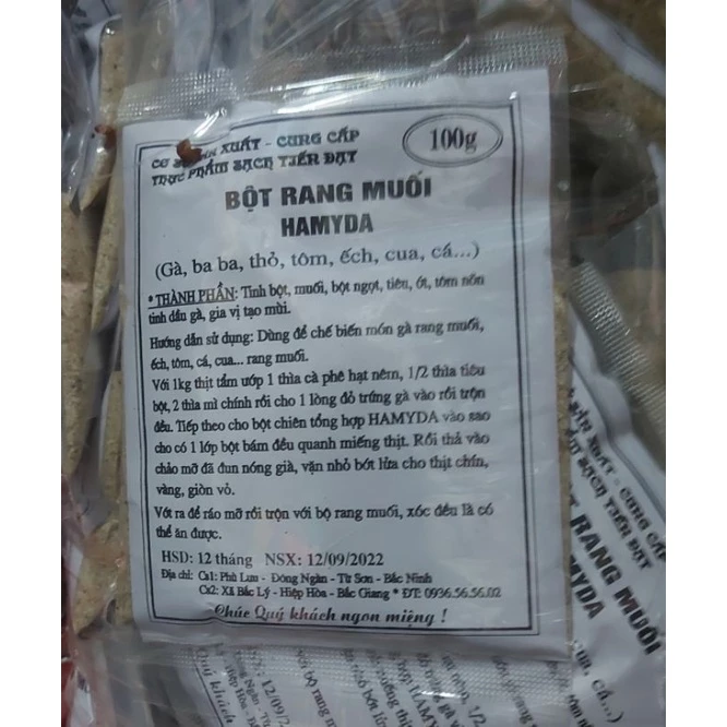 Bột Rang Muối Hamyda Gói Nhỏ 100g