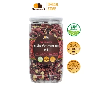 Nhân Óc Chó Đỏ Mỹ Smile Nuts giàu dinh dưỡng, tốt cho sức khỏe hộp 405g