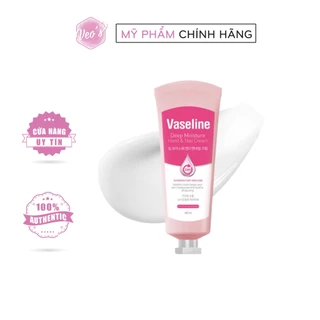 Kem Dưỡng Da Tay & Móng Cấp Ẩm Da VASELINE 24H Deep Moisture Hand & Nail Cream 60ml