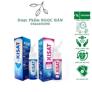 Nước biển sâu XISAT hằng ngày phòng ngừa sổ mũi, ngạt mũi và viêm xoang 75ml