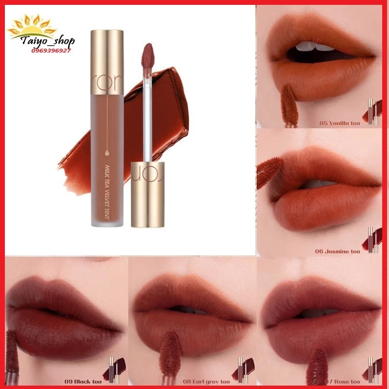 (NEW) Son Kem Lì, Mịn Mượt Như Nhung Romand Milk Tea Velvet Tint 4.4g