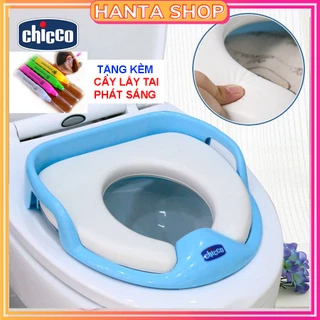 Bệ thu nhỏ bồn cầu Chicco cho bé - bệ ngồi toilet chicco trẻ nhỏ