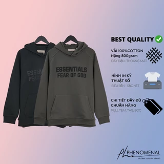 Áo khoác Hoodie Essentials 3 Mẫu Hot loại Best - Chất 100%cotton mịn nặng 800gr