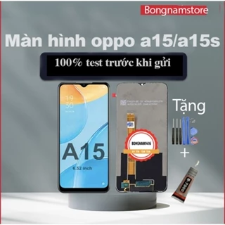 Màn hình oppo a15 a15s a35 tặng kèm bộ sửa 8 trong 1 và keo dán b7000 bongnamstore.