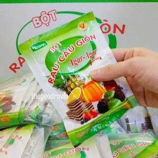 [BÁN CHẠY] Bột Rau Câu Giòn Agar Rovin (Gói 50g)