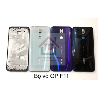 Bộ vỏ Oppo F11 (gồm xương, Viền sườn, lưng, nút bấm, kính cam)