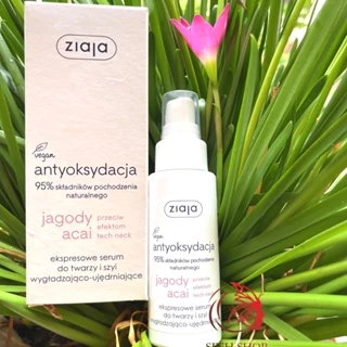 Serum Dưỡng Da Ziaja Jagody Acai cấp ẩm chống lão hoá giúp da mịn màng 50ml