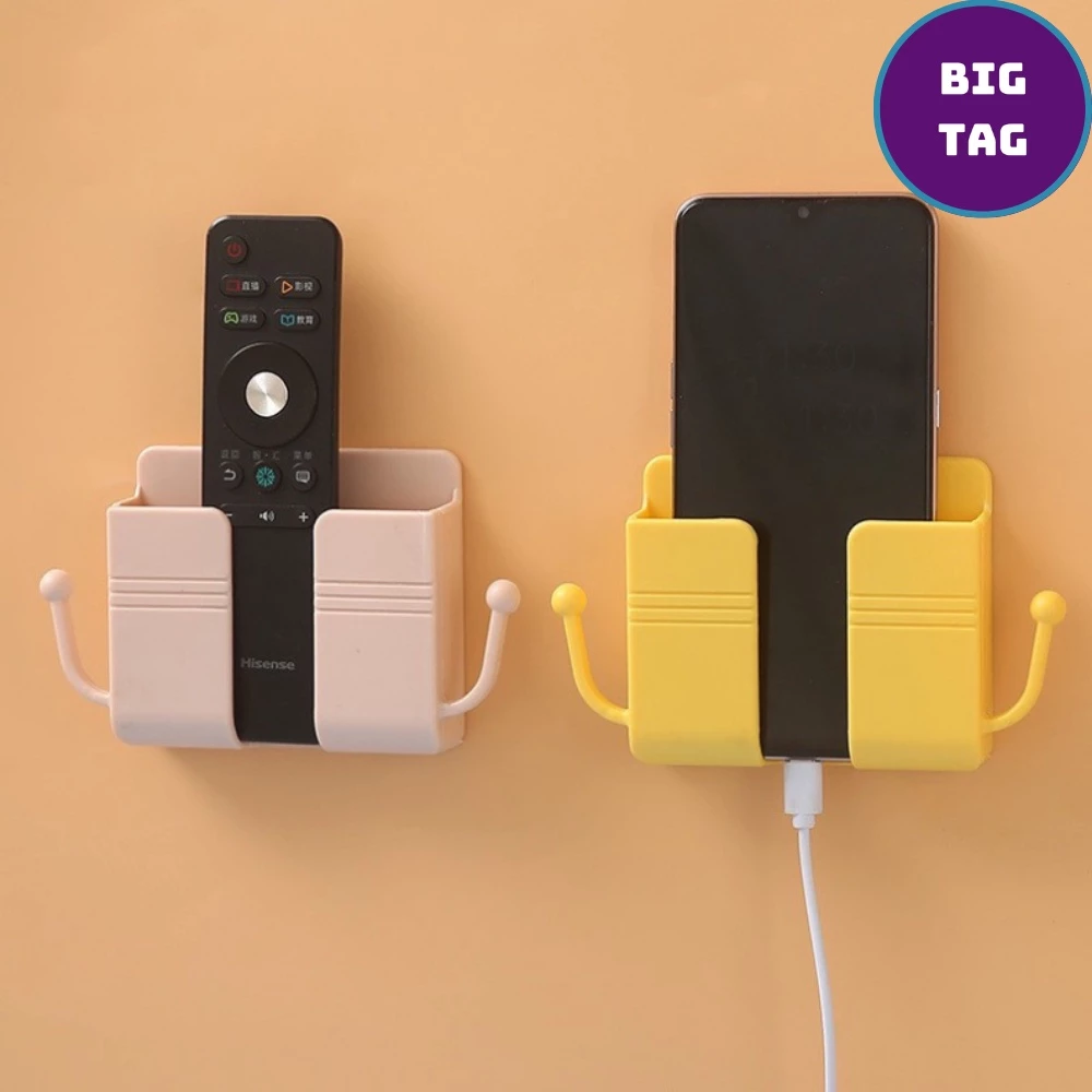 khay dán tường để điện thoại, điều khiển, có tai remote nhựa Việt Nhật 5689