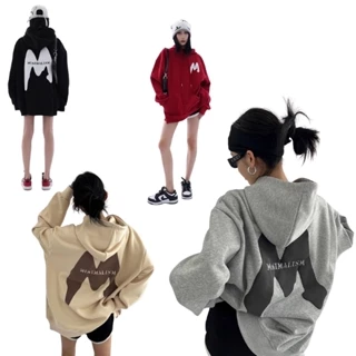 áo hoodie chữ M minimalism basic nỉ bông cao cấp Tubee shop