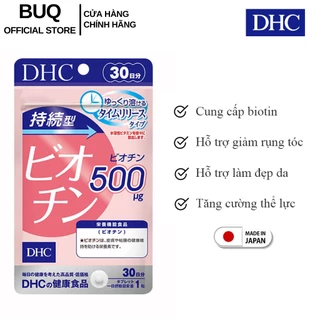 Viên Uống Biotin DHC Nhật Bản Ngăn Rụng Tóc Và Kích Thích Mọc Tóc, Dưỡng Da Và Móng Khỏe Mạnh Gói 30 Ngày