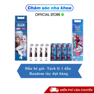 Đầu bàn chải trẻ em Oral B thay thế chính hãng (Disney, Starwar,...) cho trẻ em, bé gái từ 3 tuổi