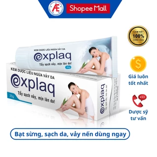 Kem dược liệu explaq giúp làm sạch vảy da