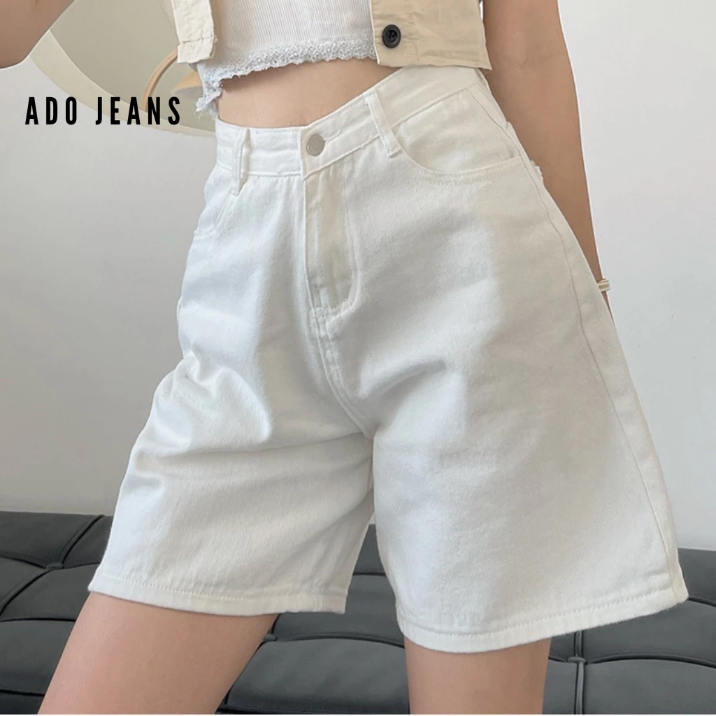 Quần Short Ngố Kaki Nữ Lưng Cao, Ống Rộng Có Bigsize (Mã KKN)