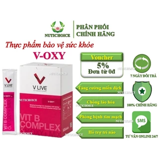 Thực phẩm tăng cường Oxy, tuần hoàn máu VOxy+ VLive chống lão hoá, ngừa ung thư, tái tạo tế bào, tăng cường sức khoẻ