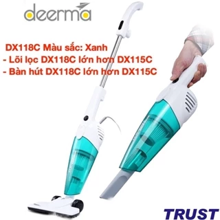Máy Hút Bụi Cầm Tay  Vacuum Cleaner Deerma DX118C - Hàng chính hãng