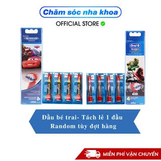 Đầu bàn chải trẻ em Oral B thay thế chính hãng (Disney, Starwar,...) cho trẻ em, bé trai từ 3 tuổi