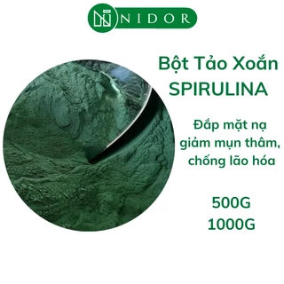 1Kg Bột Tảo Xoắn SPIRULINA - Đắp mặt nạ giảm mụn thâm, chống lão hóa - Bột Tảo cho cá ăn