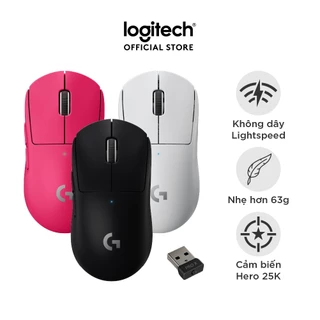 Chuột game không dây Logitech G Pro X Superlight - Siêu nhẹ, 5 nút lập trình, pin lâu