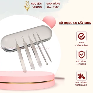 Bộ Dụng Cụ Nặn Mụn 5 Chi Tiết ( Cao Cấp )