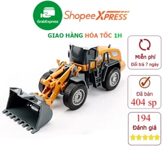 Đồ chơi mô hình xe xúc đất cho bé chất liệu nhựa an toàn, tỉ lệ lớn