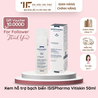 👩🏻‍⚕️[CHÍNH HÃNG] Kem hỗ trợ bạch biến ISIS Pharma Vitiskin 50ml