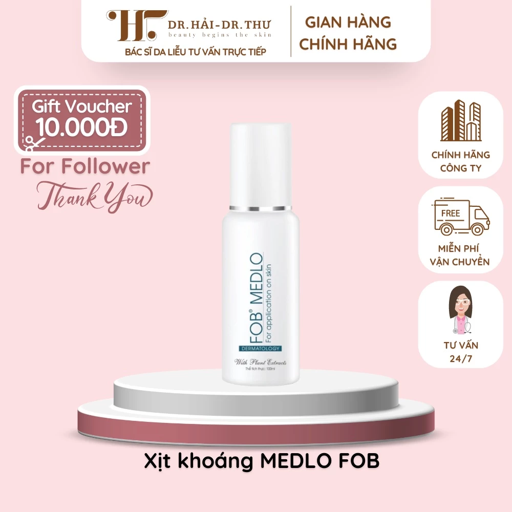 👩🏻‍⚕️ [CHÍNH HÃNG] Xịt khoáng MEDLO FOB