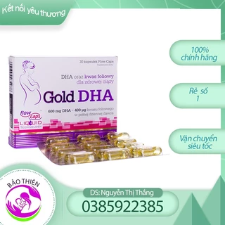 Gold DHA - Thực Phẩm Bảo Vệ Sức Khỏe Cho Bà Bầu