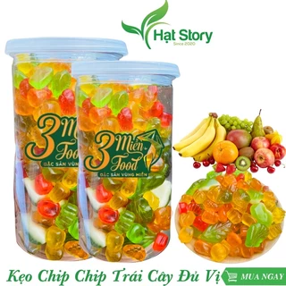 1Kg Kẹo Chip Chip Hoa Quả Đủ Vị Thơm Dẻo Ngon