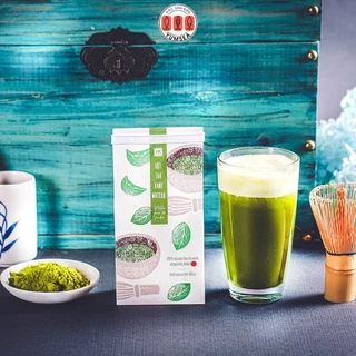 Bột trà xanh matcha L’angfarm, 100g, bịch, mẫu hanko