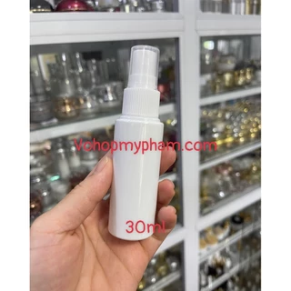 Chai lọ thuỷ tinh ZNV 30ml sơn trắng phun sương