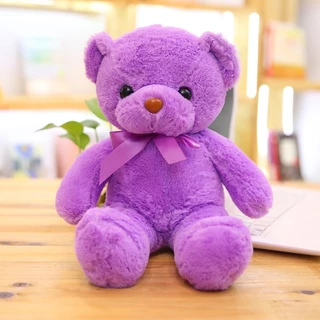 Gấu Bông Teddy Head Tales - Gấu Đeo Nơ Sắc Mầu Size Mini 30cm