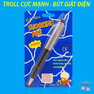 Bút Giật Điện Trêu Đùa Bạn Bè Đồ Troll Vui Nhộn Có Thể Viết Được