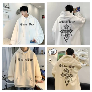 Áo Khoác Hoodie & Sweater Nam Nữ Họa Tiết Hình Chữ Thập Phối Chữ Chất Nỉ Mềm Mịn Phong Cách Trẻ Trung Năng Động TPhoodie