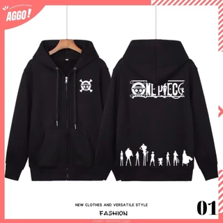 Áo Hoodie Nỉ Anime One Piece - Đảo Hải Tặc, Áo Nỉ Dày Dặn Phong Cách Trẻ Trung Năng Động Form Rông Nam Nữ Đủ Size