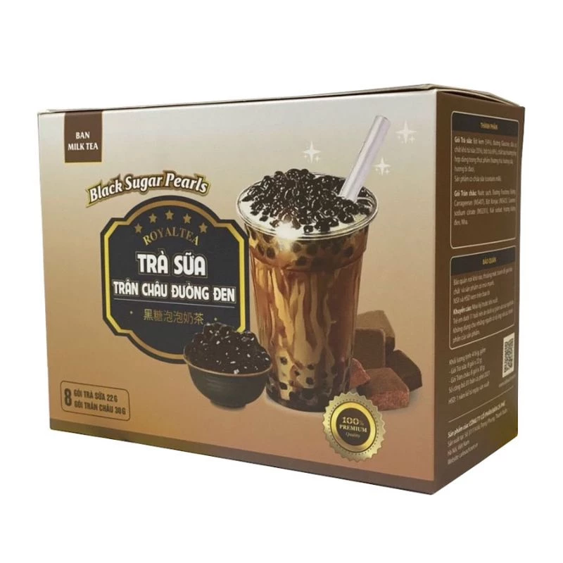 [DATE MỚI] TRÀ SỮA TRÂN CHÂU ĐƯỜNG ĐEN BAN MILK TEA 416G