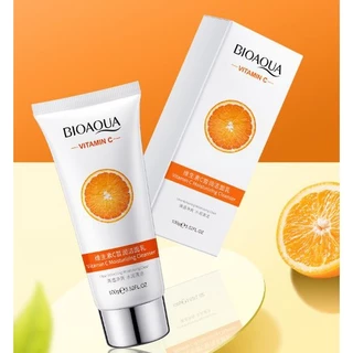 Sữa rửa mặt Vitamin C Cleanser Bioaqua Làm sạch se khít lỗ chân lông