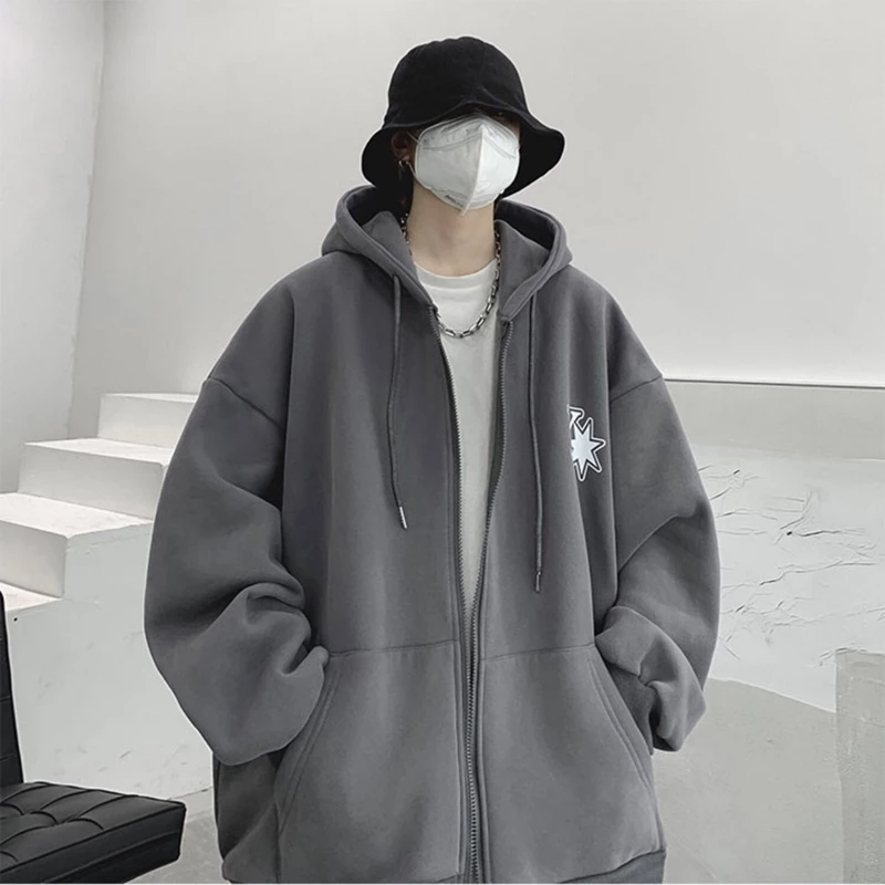 Áo hoodie zip nam nữ khoác nỉ bông cotton dày dặn mùa đông CHỮ Y cặp đôi đẹp có mũ Hàn Quốc chống