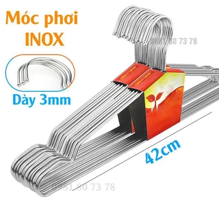 Móc quần áo INOX 304, độ dày 3mm, không rỉ