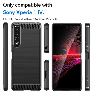 Ốp điện thoại mềm chống sốc chải mờ dành cho doanh nghiệp cao cấp dành cho Sony Xperia 1 IV III II I Ốp lưng điện thoại