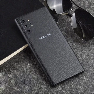 Dán mặt lưng skin vân giả da Samsung S24 Ultra S23 ULTRA S22 ULTRA  NOTE 10 PLUS S20 ultra Note 20 PLUS S10 5G NOTE 8 9