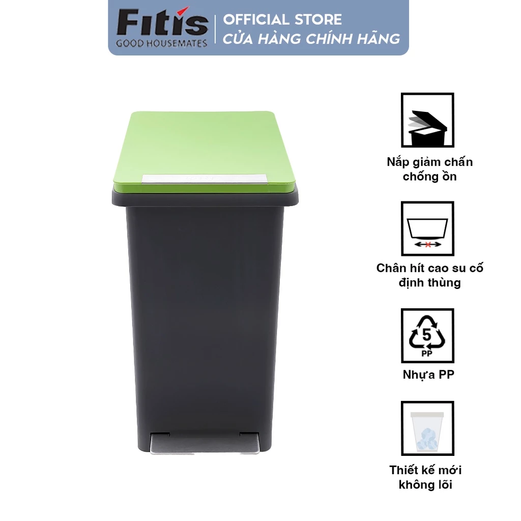 Thùng Rác Fitis Compact Bin (10L)