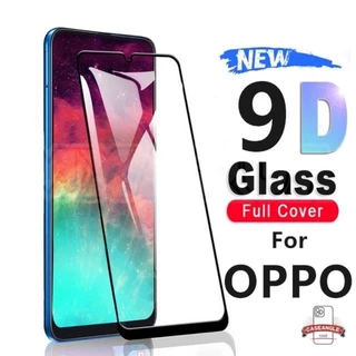 Ốp Điện Thoại Kính Cường Lực 9D OPPO A15 A16 A57 A54 A1K A12 A3S A5S A7 A37 F11 A53 A33 A5 A9 A31 A92 A52 A77 A74 Reno 7 7Z 6 5F 4 4F A72 A11 A11K F9 A94