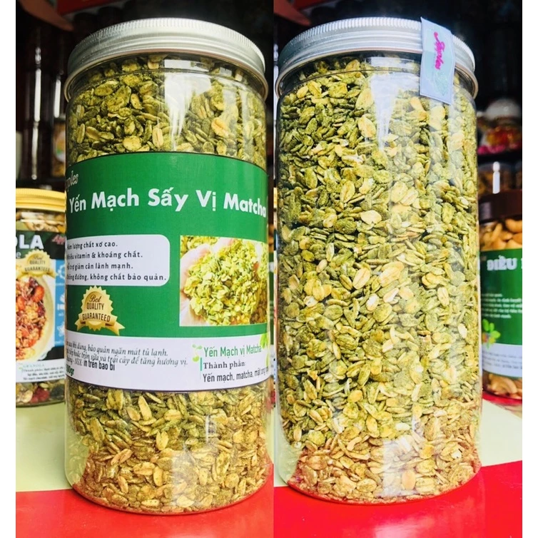 Yến Mạch Úc Sấy Vị Matcha Mật Ong Nguyên Chất