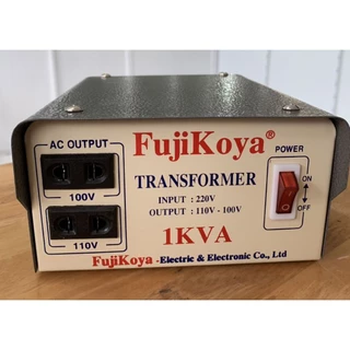Biến áp đổi nguồn Fujikoya 1KVA từ 220v ra 100v-110v dùng cho đồ nội địa Nhật Bản