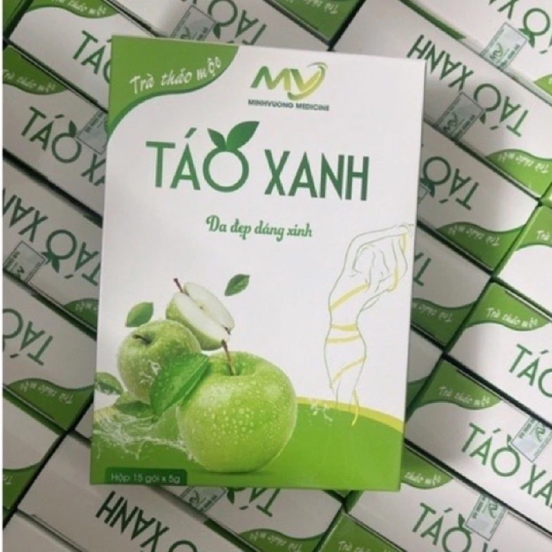 Trà táo xanh giảm cân hiệu quả ( hộp 15 gói) thơm ngon dễ uống