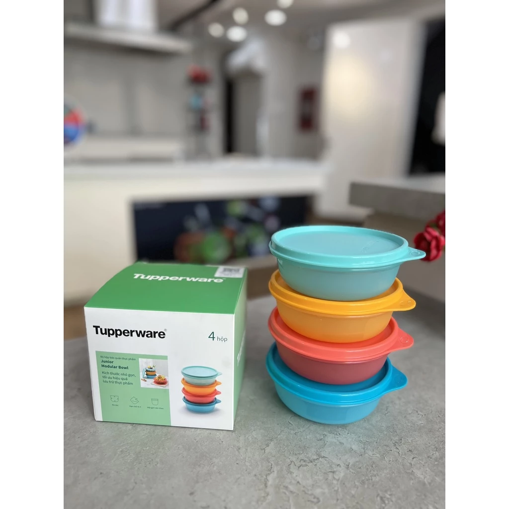 Bộ hộp bảo quản thực phẩm Junior Modular Bowl 300ML (4) Tupperware