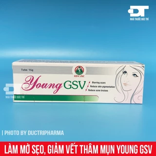 [CHÍNH HÃNG CÔNG TY] Young GSV - Làm mờ sẹo, giảm vết thâm mụn 15g