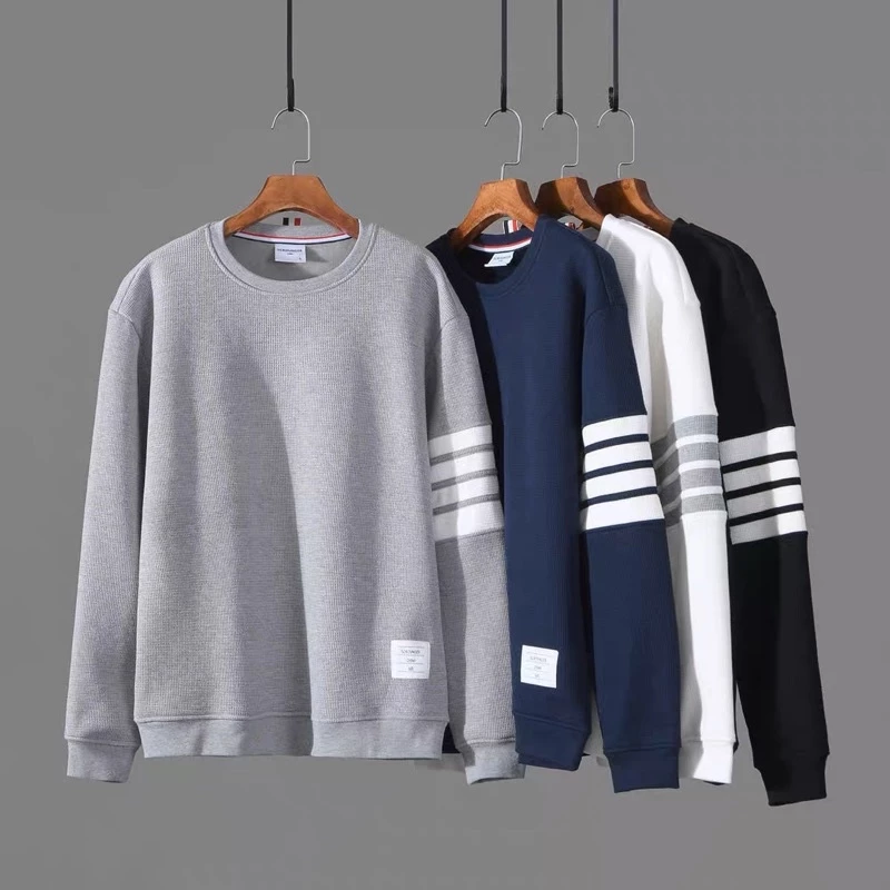 [SẴN XÁM M,2XL] Áo sweater Thom kẻ sọc hàng cao cấp