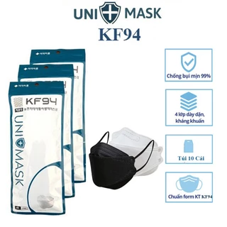 Set 50 Chiếc Khẩu trang 4 Lớp KF94 UNI MASK - Chống Bụi Mịn Và Kháng Khuẩn Hàng Cao Cấp.